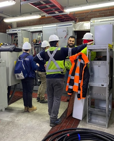 Día de Levantamiento en Sala Eléctrica